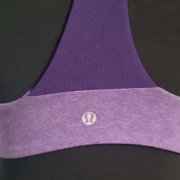 Lululemon Racerback Purple Bra - Picture 4 of 7